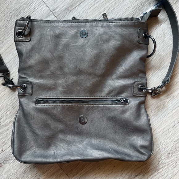 Cynthia Rowley Pewter Zipper Cross Body - Picture 11 of 15